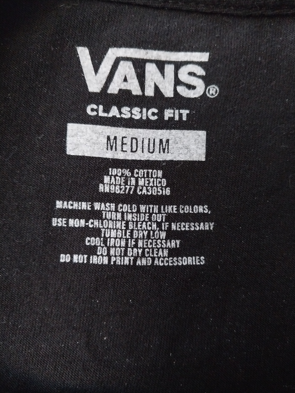 Vans Black Short-Sleeve Tee with Skull & Gold Sundae Graphic - Picture 3 of 5